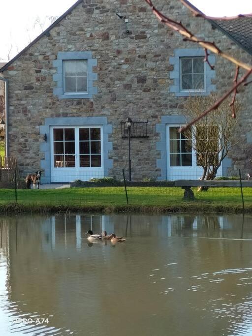 Gite La Dame Au Lit Gite A La Ferme Momignies Ngoại thất bức ảnh